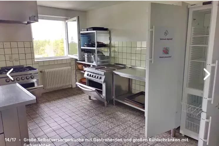 Einblick in den Veranstaltungsort Naturfreundehaus Hirzwald